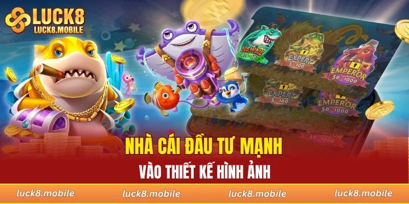 Nhà cái đầu tư mạnh vào thiết kế hình ảnh