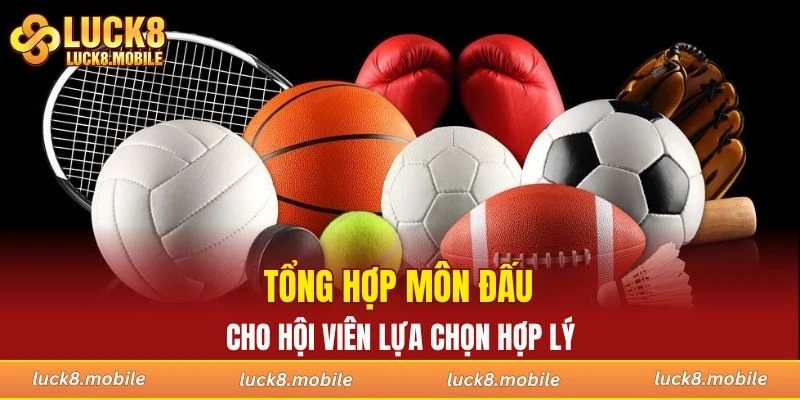 Tổng hợp môn đấu nổi bật cho hội viên lựa chọn hợp lý
